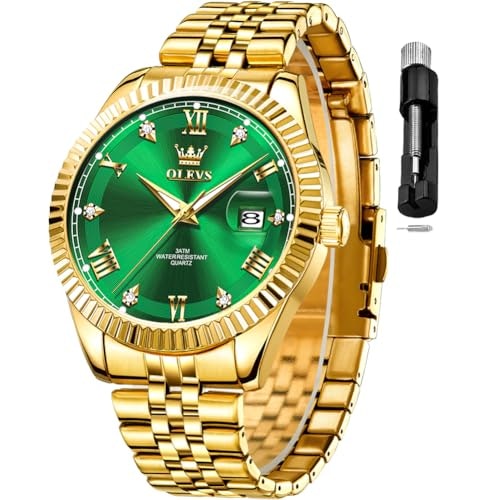 Olevs Men's Stainless Steel Luxury Dress Watch: $38.22 Olevs Men's Stainless Steel Luxury Dress Watch: $38.22