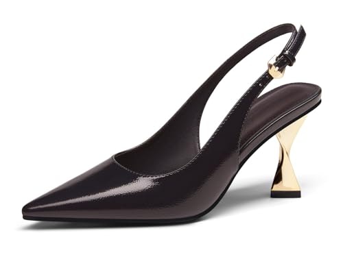 Coutgo Women's Kitten Heel Slingback Pumps: $35.98 Coutgo Women's Kitten Heel Slingback Pumps: $35.98