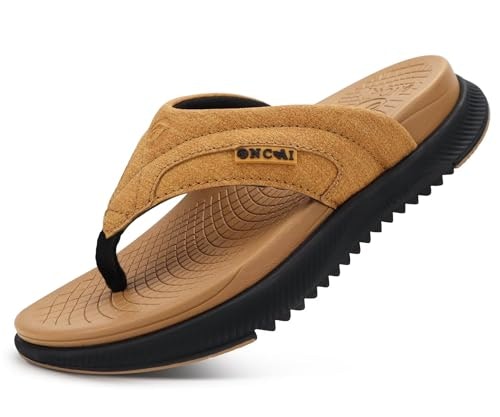 Oncai Men's Orthopedic Arch Support Flip Flops: $39.98 Oncai Men's Orthopedic Arch Support Flip Flops: $39.98