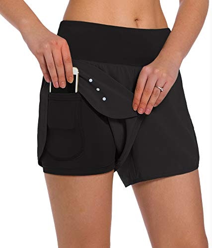 Ksmien Women's 2-in-1 Running Shorts: $22.91 Ksmien Women's 2-in-1 Running Shorts: $22.91