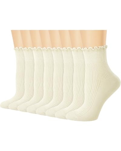 Ludaro Women's Ruffle Socks 8-Pack: $8.49 Ludaro Women's Ruffle Socks 8-Pack: $8.49