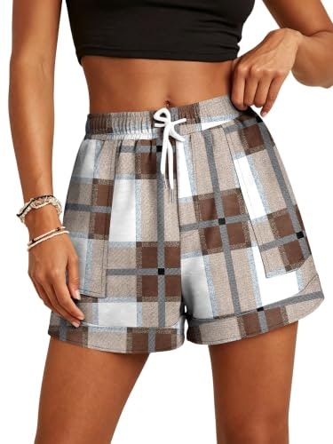 Angerella Women's Drawstring Elastic Waist Printed Shorts: $14.97 Angerella Women's Drawstring Elastic Waist Printed Shorts: $14.97