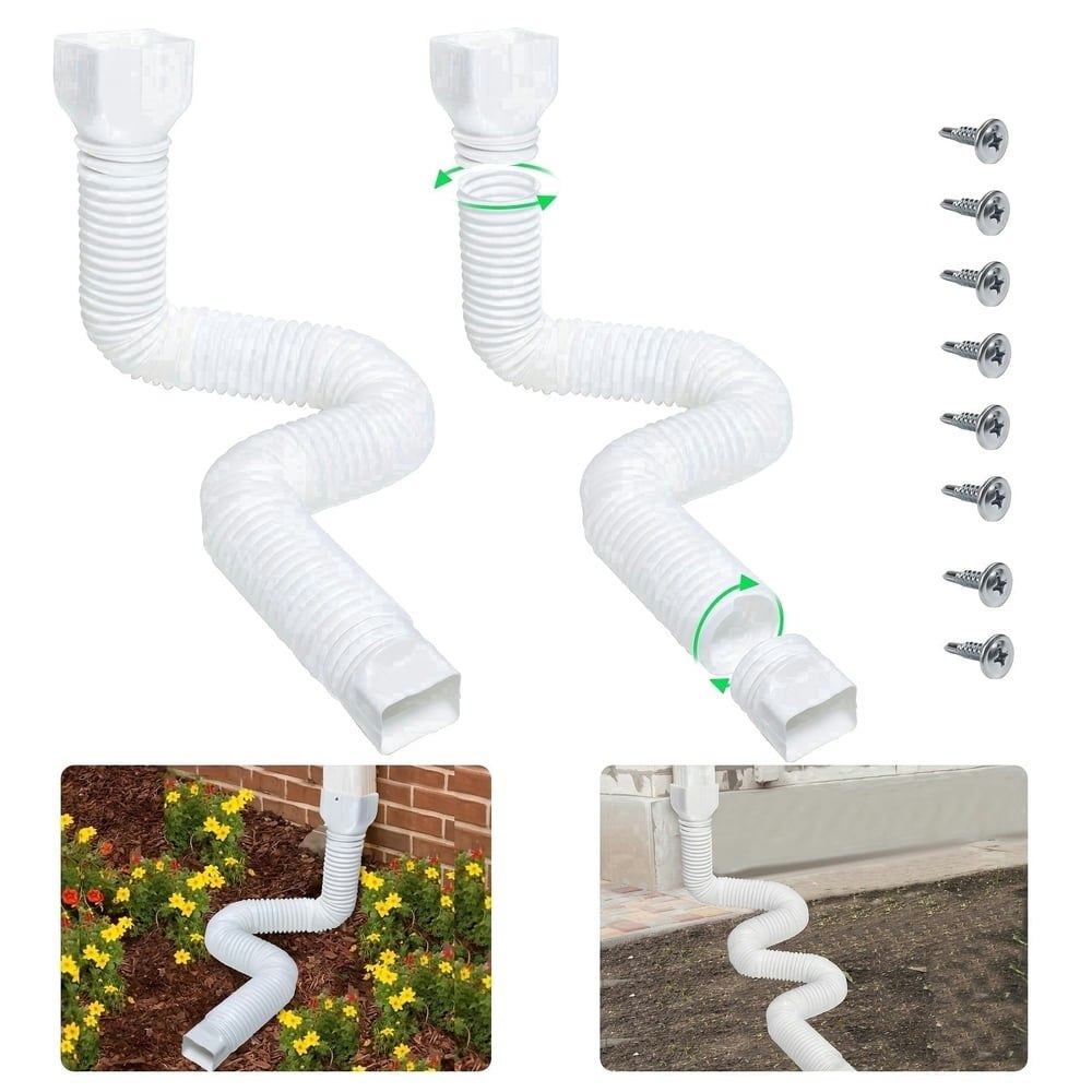 Flexible Downspout Extension 2-Pack: $19.09 Flexible Downspout Extension 2-Pack: $19.09
