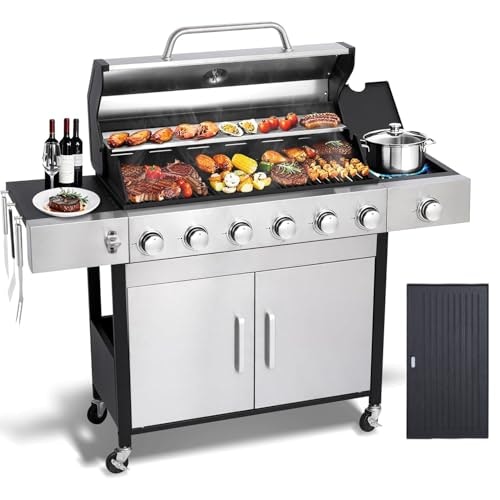Grill Depots 6-Burner Propane Gas Grill with Side Burner: $379.98 Grill Depots 6-Burner Propane Gas Grill with Side Burner: $379.98