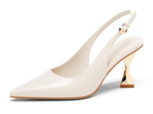 Coutgo Women's Kitten Heel Slingback Pumps: $36.09 Coutgo Women's Kitten Heel Slingback Pumps: $36.09