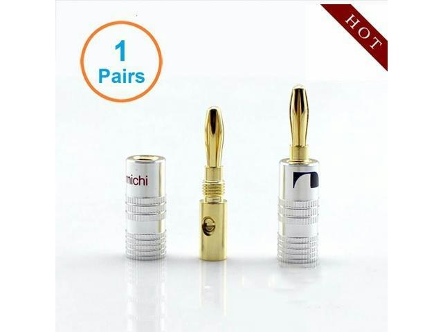 Banana Plug Speaker Cable Connector 2-Pack: $10.09 Banana Plug Speaker Cable Connector 2-Pack: $10.09