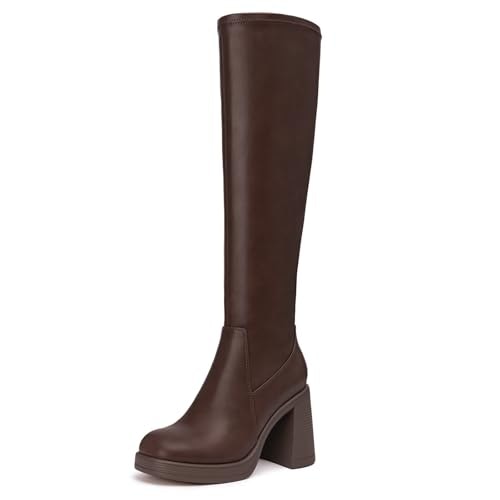 Athlefit Women's Knee-High Chunky Boots: $43.69 Athlefit Women's Knee-High Chunky Boots: $43.69