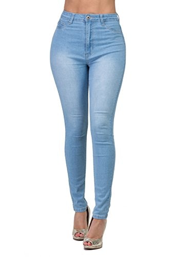 Women's High-Waisted Distressed Skinny Jeans: $24.64