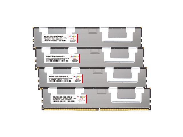 V-Color 128GB (4x32GB) 5600MHz DDR5 ECC Registered DIMM Memory Kit: $3,979.99 V-Color 128GB (4x32GB) 5600MHz DDR5 ECC Registered DIMM Memory Kit: $3,979.99