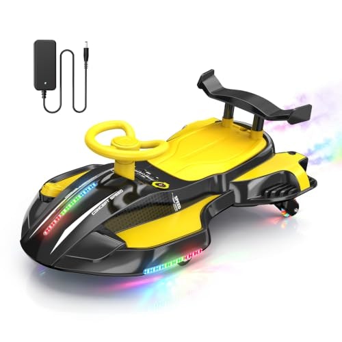 12V Electric Ride-On Wiggle Car for Kids: $101.99