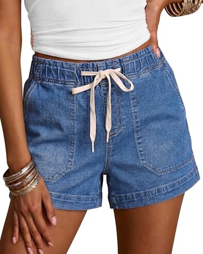 Luvamia Women's Stretchy Denim Shorts: $25.49 Luvamia Women's Stretchy Denim Shorts: $25.49