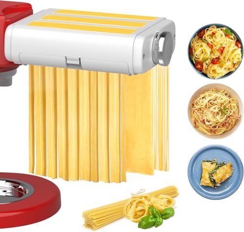 3-in-1 Pasta Maker Attachment for Kitchenaid and Cuisinart Mixers: $49.99 3-in-1 Pasta Maker Attachment for Kitchenaid and Cuisinart Mixers: $49.99