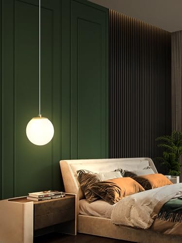 Ykolupty 1-Light Gold Globe Pendant Light: $38.25