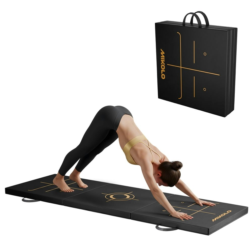 Mikolo Tri-Fold Folding Exercise Mat: $42.98 Mikolo Tri-Fold Folding Exercise Mat: $42.98