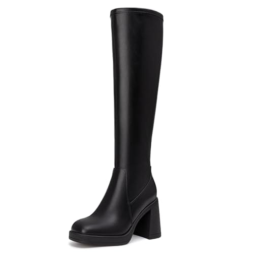 Athlefit Women's Knee-High Chunky Boots: $43.69 Athlefit Women's Knee-High Chunky Boots: $43.69