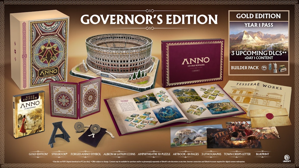 Anno 117: Pax Romana Governor's Edition: $118.99 Anno 117: Pax Romana Governor's Edition: $118.99