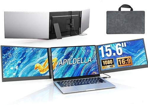Apildella 15.6-inch Triple Laptop Screen Extender: $229.97 Apildella 15.6-inch Triple Laptop Screen Extender: $229.97