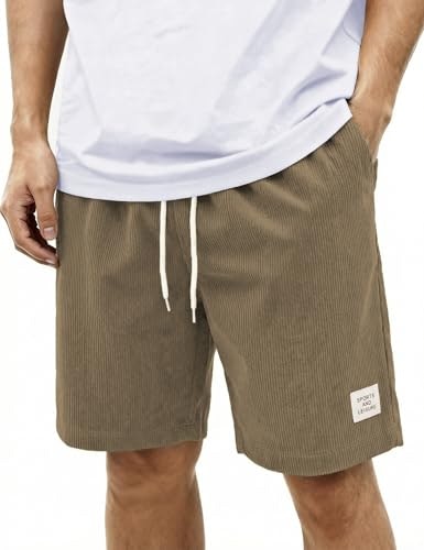 Blokehoway Men's 7" Corduroy Casual Shorts: $8.98 Blokehoway Men's 7" Corduroy Casual Shorts: $8.98