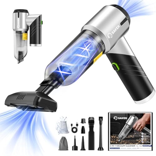 Saker HL132 17,000Pa Cordless Handheld Car Vacuum: $47.46
