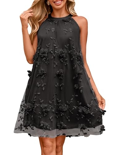 Simplee Women's Halter A-Line Tulle Cocktail Dress: $37.39 Simplee Women's Halter A-Line Tulle Cocktail Dress: $37.39
