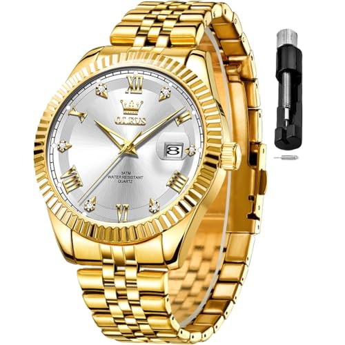Olevs Men's Stainless Steel Dress Watch: $38.22 Olevs Men's Stainless Steel Dress Watch: $38.22
