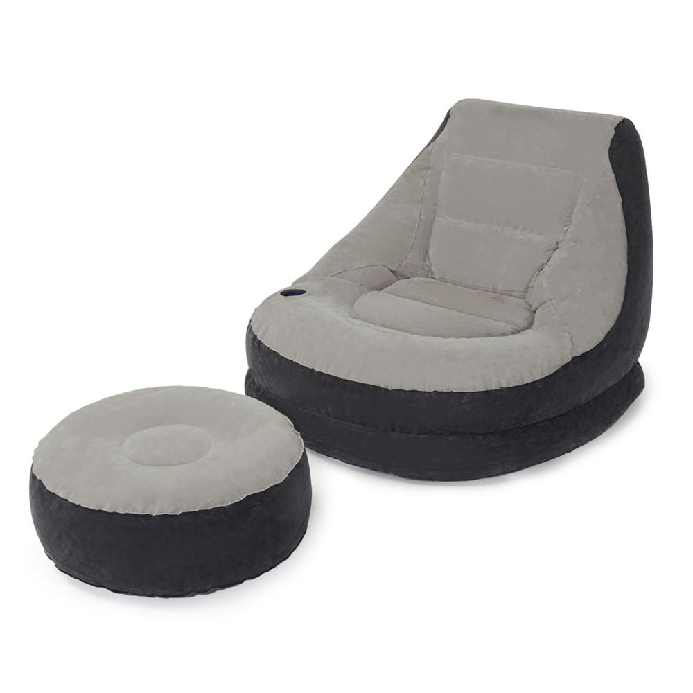 Intex Inflatable Ultra Lounge Chair and Ottoman Set: $36.99