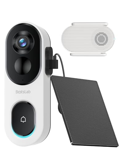 Botslab Wireless Solar Doorbell Camera: $59.99 Botslab Wireless Solar Doorbell Camera: $59.99