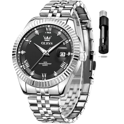 Olevs Men's Stainless Steel Dress Watch: $38.22 Olevs Men's Stainless Steel Dress Watch: $38.22