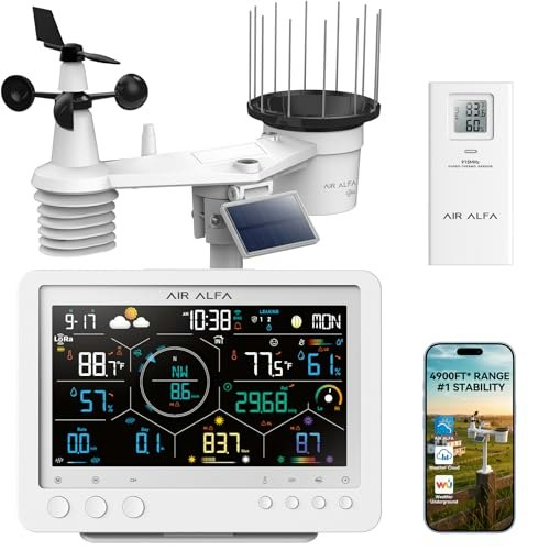 Air Alfa 4,900-Foot WiFi Smart Weather Station: $169.99