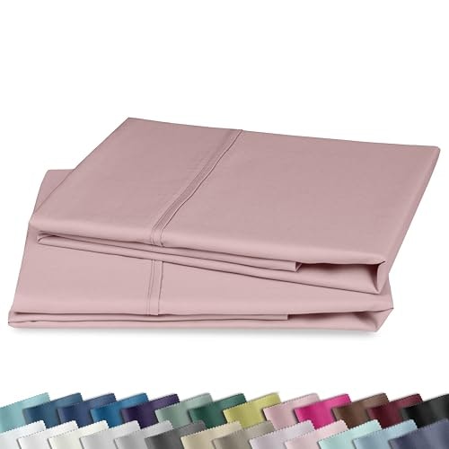California Design Den King Size Cotton Sateen Pillowcases 2-Pack: $17.84