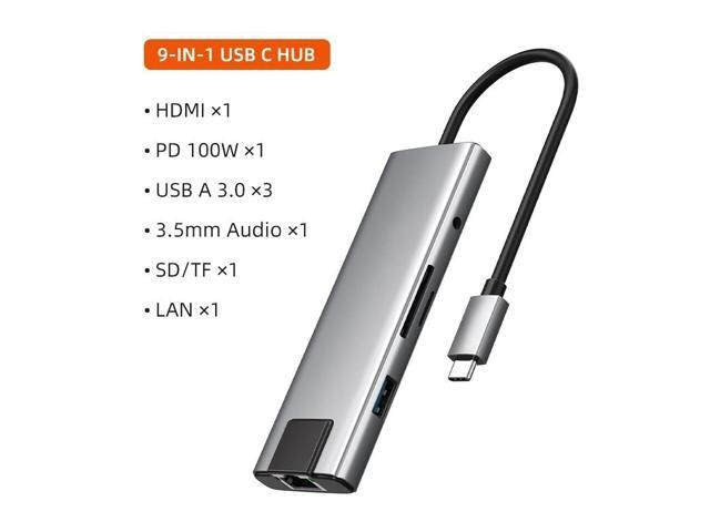 9-in-1 USB-C Hub Docking Station: $57.62 9-in-1 USB-C Hub Docking Station: $57.62