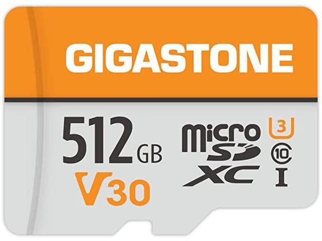 Gigastone 512GB 4K Micro SDXC UHS-I V30 Memory Card: $185.98 Gigastone 512GB 4K Micro SDXC UHS-I V30 Memory Card: $185.98