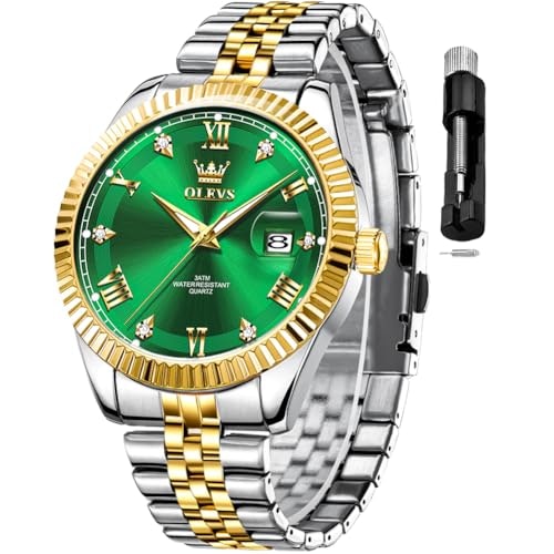 Olevs Men's Stainless Steel Diamond Dress Watch: $38.22 Olevs Men's Stainless Steel Diamond Dress Watch: $38.22