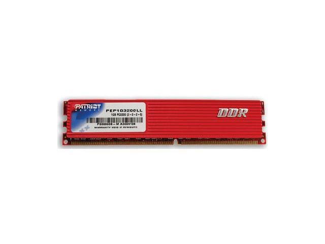 Patriot 1GB DDR 400 PC 3200 Desktop Memory: $156.82