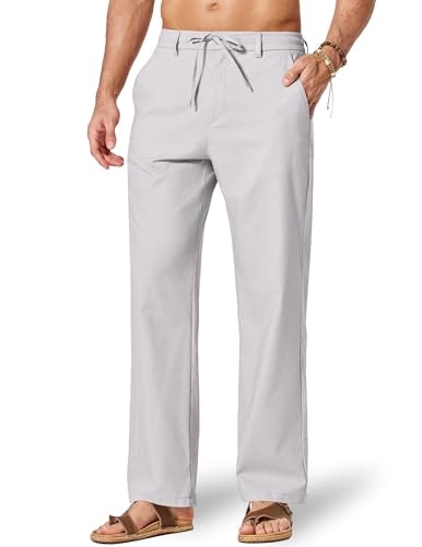 Coofandy Men's Cotton Linen Drawstring Pants: $29.59 Coofandy Men's Cotton Linen Drawstring Pants: $29.59