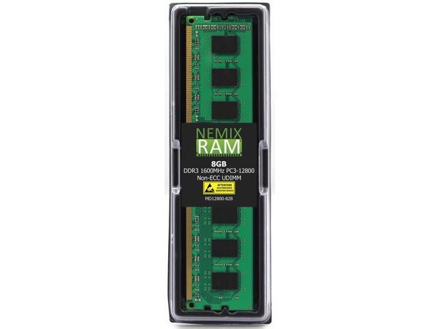 Nemix RAM 8GB DDR3 1600MHz UDIMM Desktop Memory: $21.99
