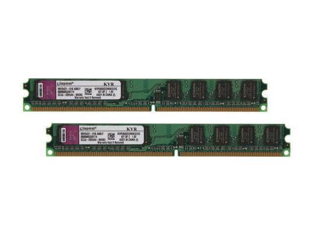 Kingston ValueRAM 2GB DDR2 Desktop Memory Kit: $79