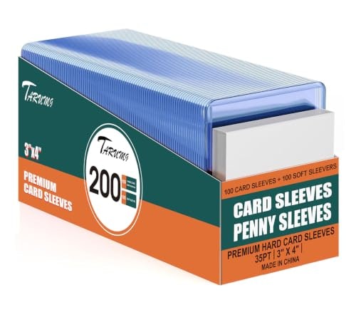 Tarumg 3x4-Inch Clear Hard and Soft Card Sleeves: $8.42 Tarumg 3x4-Inch Clear Hard and Soft Card Sleeves: $8.42