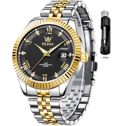 Olevs Diamond Stainless Steel Men's Watch: $38.22 Olevs Diamond Stainless Steel Men's Watch: $38.22