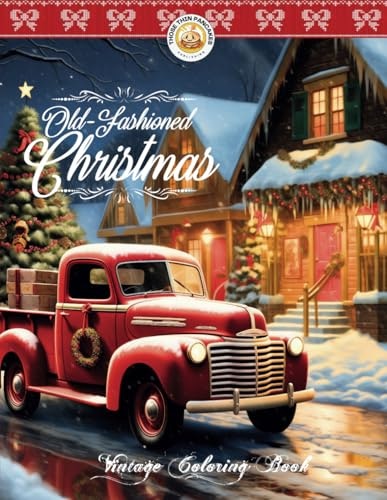 Old Fashioned Christmas Vintage Coloring Book: $6.75