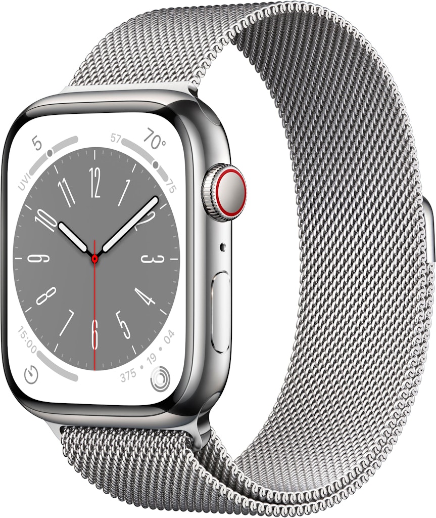 Apple Watch Series 8 45mm Stainless Steel GPS and Cellular: $169.99