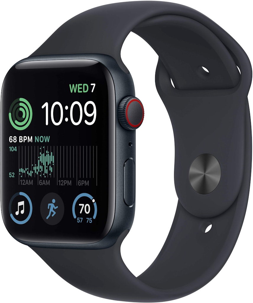 Apple Watch SE 2nd Generation 44mm GPS + Cellular: $129.99