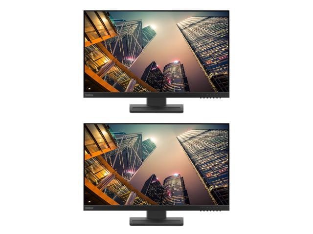 Lenovo ThinkVision E24 24" 1080p LED Monitor 2-Pack: $629 Lenovo ThinkVision E24 24" 1080p LED Monitor 2-Pack: $629