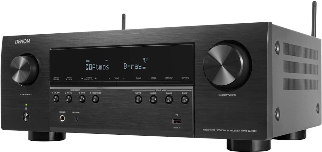 Denon AVR-S970H 7.2-Channel 8K AV Receiver: $849.99
