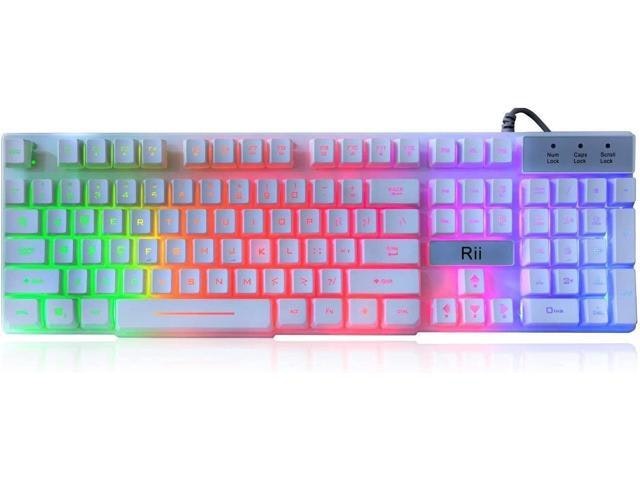 Rii RK100+ Rainbow LED Backlit Wired Gaming Keyboard: $29.23 Rii RK100+ Rainbow LED Backlit Wired Gaming Keyboard: $29.23
