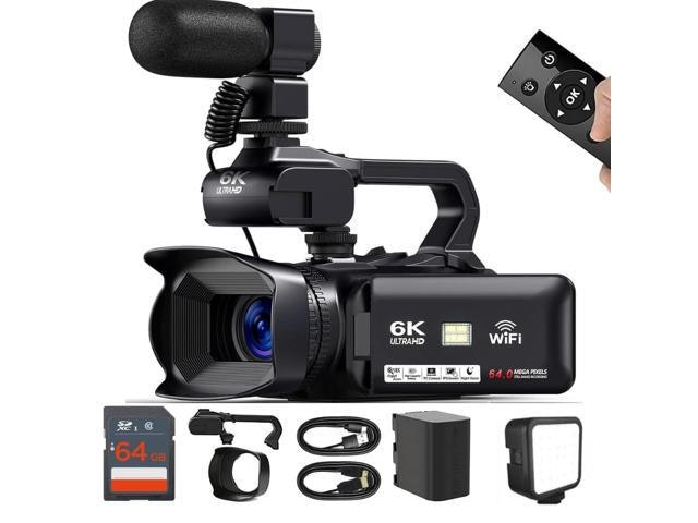 64MP 6K Camcorder Vlogging Camera Kit: $459.99