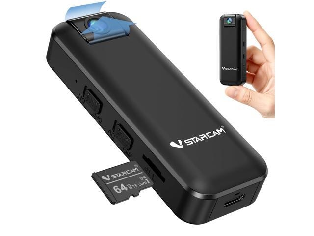 2K 180-Degree Rotating Lens Mini Body Camera with 64GB Card: $59.99 2K 180-Degree Rotating Lens Mini Body Camera with 64GB Card: $59.99