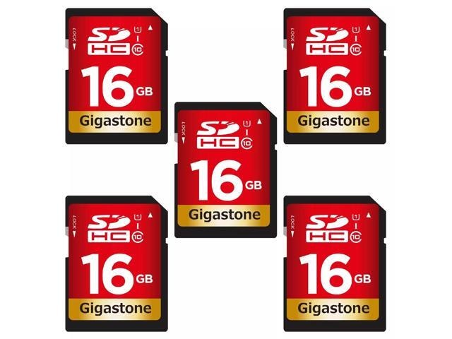 Gigastone 16GB SDHC Memory Card 5-Pack: $101.98 Gigastone 16GB SDHC Memory Card 5-Pack: $101.98