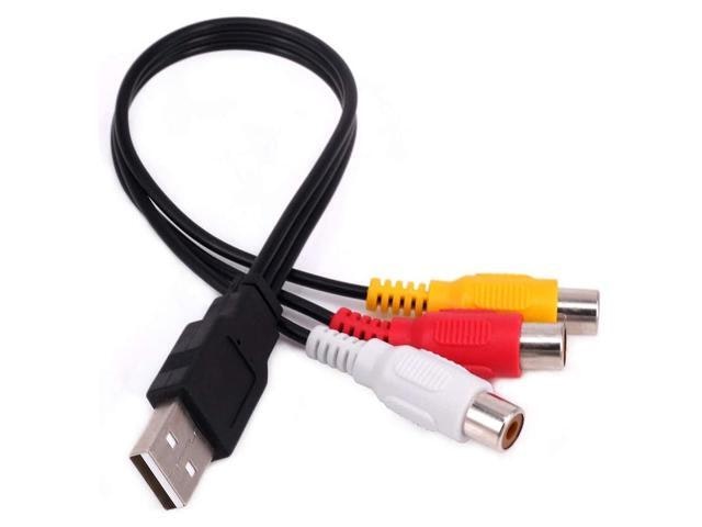 USB to 3RCA AV Composite Adapter Cable: $10.85 USB to 3RCA AV Composite Adapter Cable: $10.85