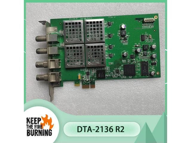 DTA-2136 Dual QAM-Receiver Video Image Data Acquisition Card: $341.45
